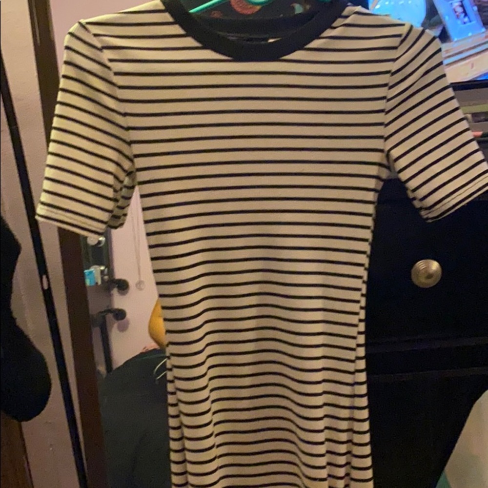 Striped long dress